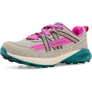 Merrell Unisex-Child Copter Trek(Khaki/Fuchsia)