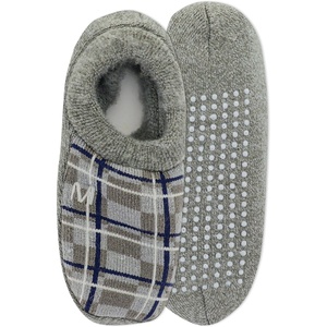 Merrell Unisex-adults Men’s and Women’s Cozy Gripper Slipper Socks – Unisex Soft Brushed Inner Layer and Full Cushion(Charcoal)