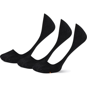 Merrell Unisex-adults Men’s and Women’s Lightweight Liner Socks – Unisex 3 Pair Pack – Arch support and Heel Gripper(Black)