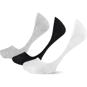 Merrell Unisex-adults Men’s and Women’s Lightweight Liner Socks – Unisex 3 Pair Pack – Arch support and Heel Gripper(Black/Gray/White)