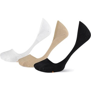 Merrell Unisex-adults Men’s and Women’s Lightweight Liner Socks – Unisex 3 Pair Pack – Arch support and Heel Gripper(Black/Nude/White)