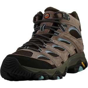 Merrell Women’s Moab 3 Mid Waterproof Hiking Boots(Brindle)
