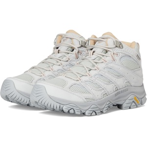 Merrell Women’s Moab 3 Mid Waterproof Hiking Boots(Vapor Grey)