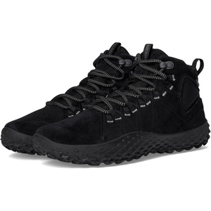 Merrell Women’s Wrapt Mid Waterproof Hiking Boots(Black/Black)