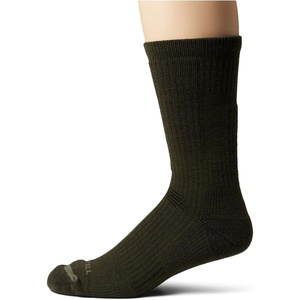 Merrell unisex-adult Men’s and Women’s Merino Wool Tactical Crew Socks – Arch Support Band and Moisture Management(Green)