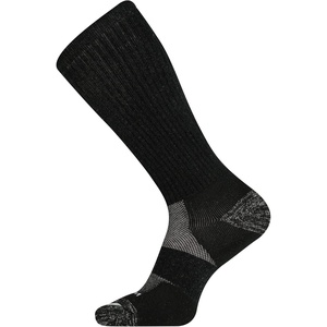 Merrell unisex-adult Premium Wool Work Crew Socks Arch Support and Breathable Mesh(Gray)