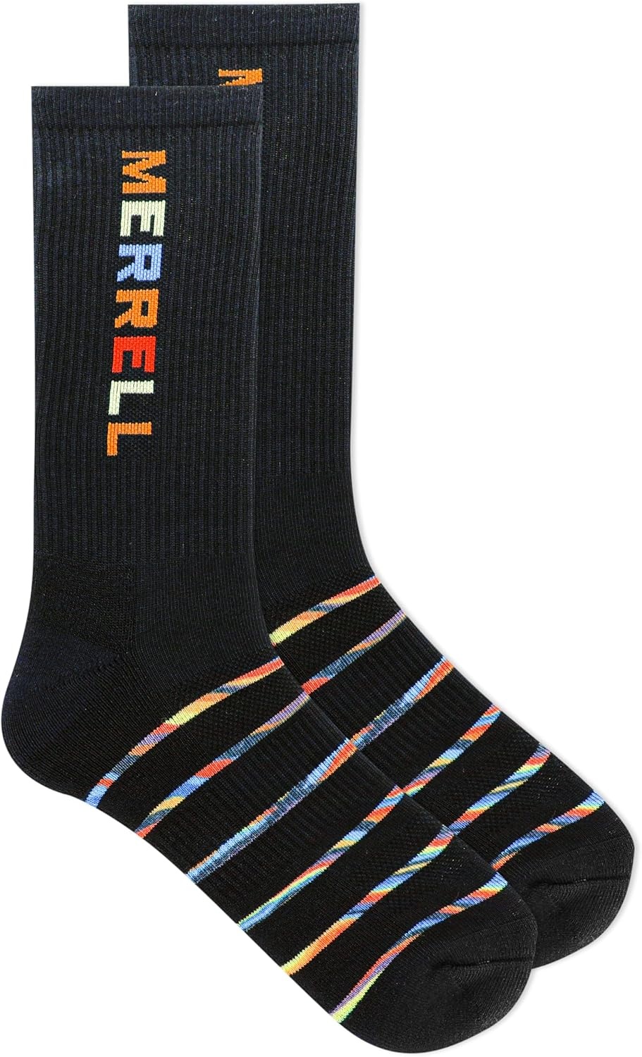 image:imageMerrell Mens Rainbow Mountain Crew 1 Pair PackBlack