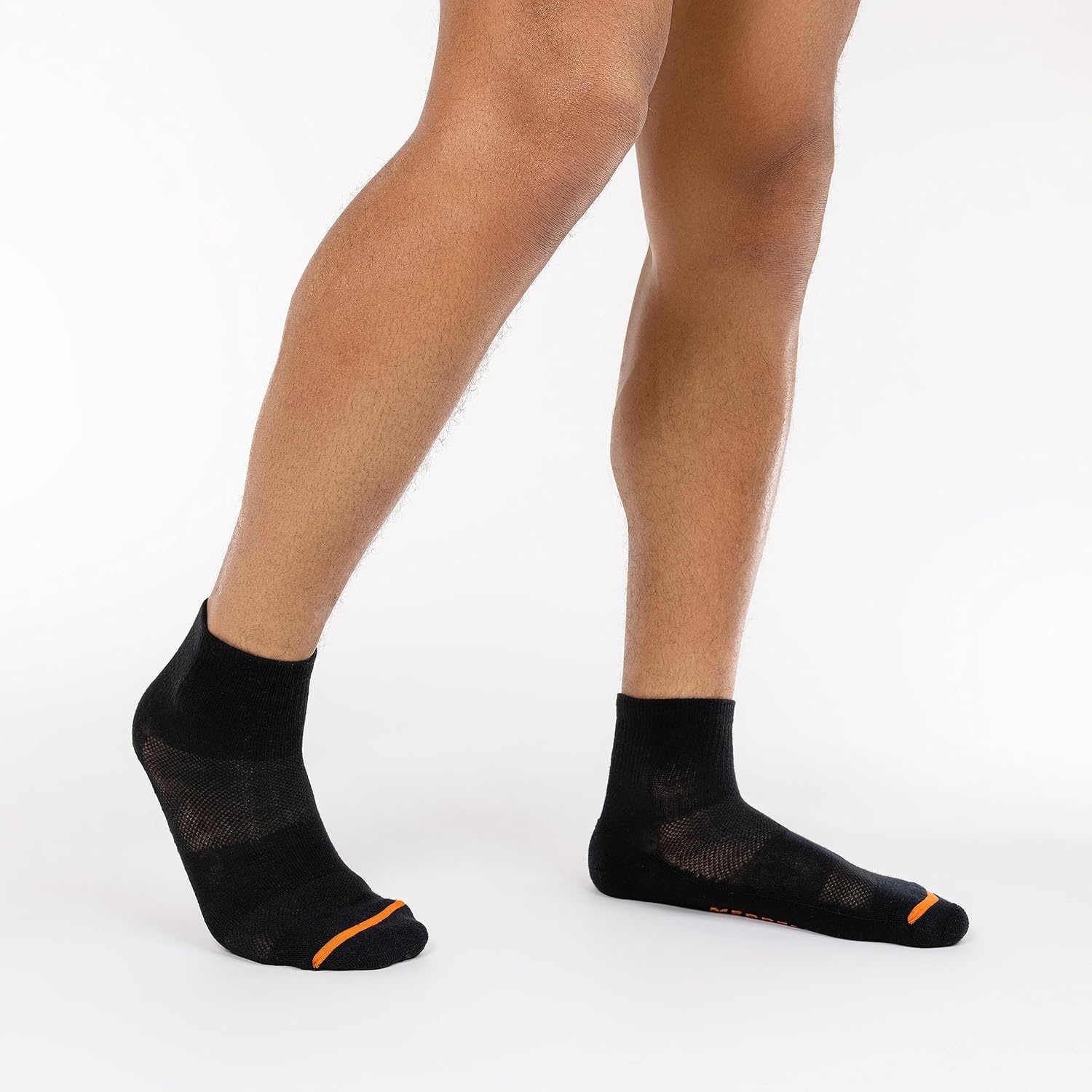 image:imageMerrell Unisex Adult Mens and Womens Recycled Cushioned Ankle Socks 6 amp 12 Pairs Hiking Arch SupportBlack 6 Pairs