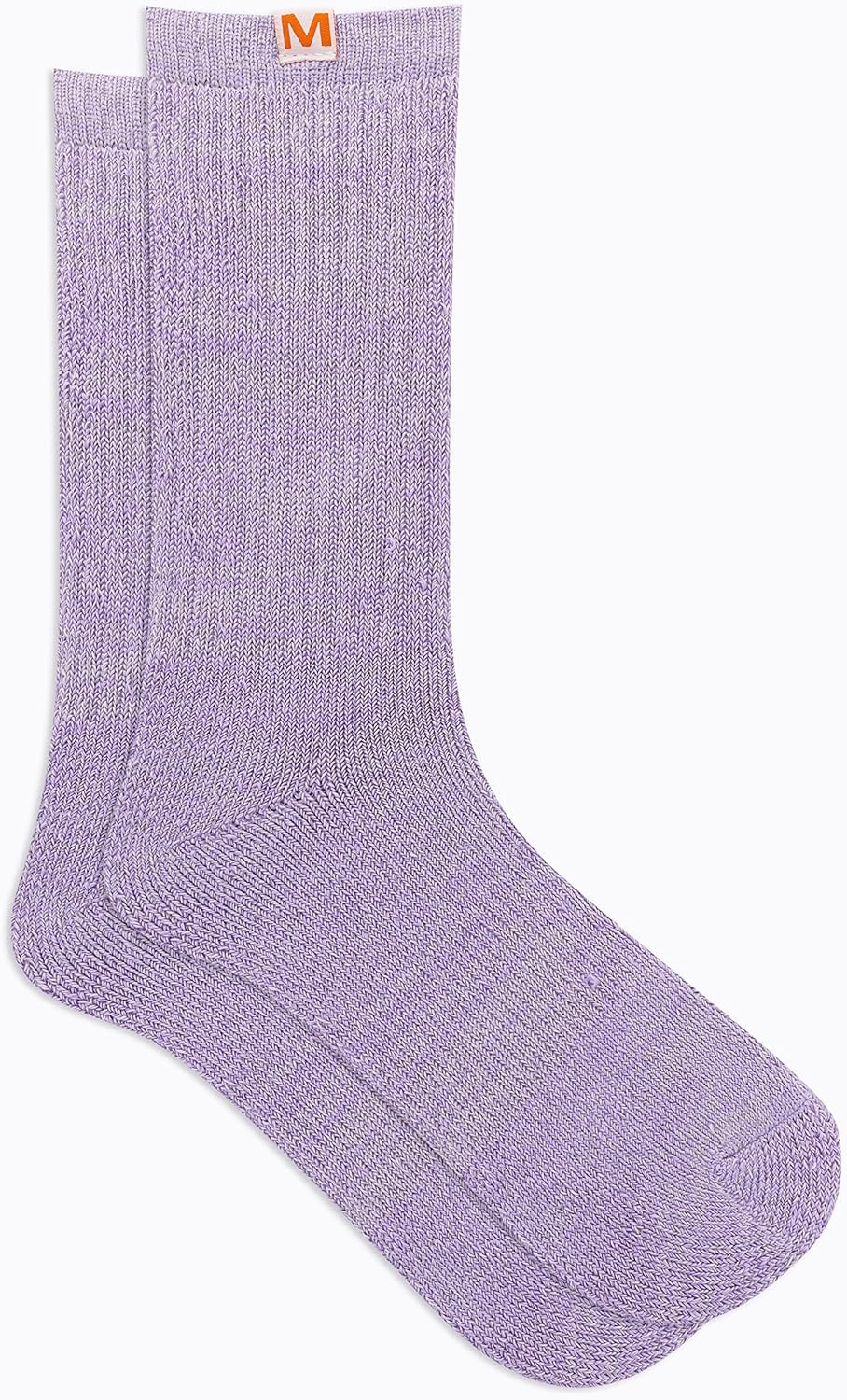image:imageMerrell Unisex Mens and Womens Cloud Comfort Crew Socks 1 Pair Pack Ultra Soft Cushioned Comfort Work amp Sport RecoveryPurple