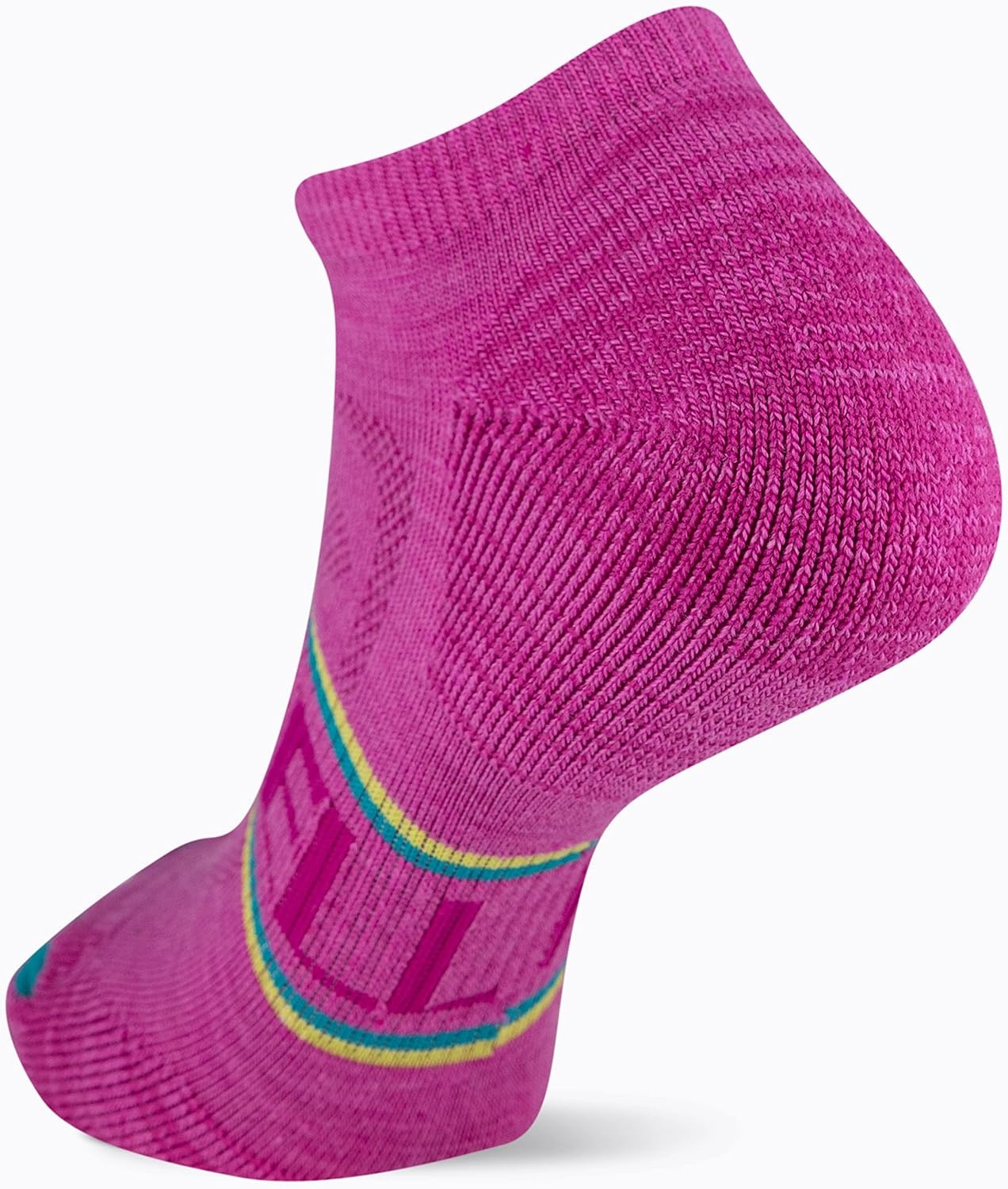 image:imageMerrell womens 1 Pack Zoned Low Cut Light Hiker Hiking Socks OnyxPink