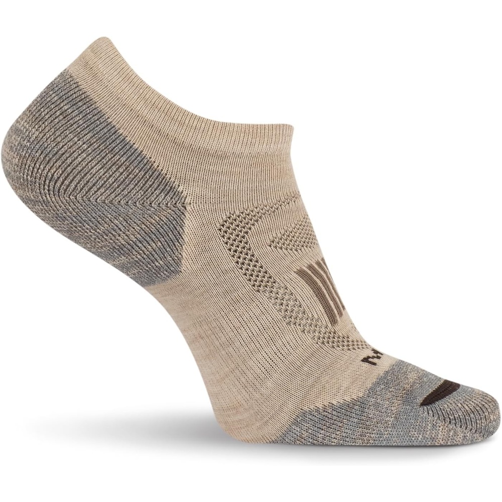 image:imageMerrell womens 1 Pack Zoned Low Cut Light Hiker Hiking Socks OnyxOatmeal Heather