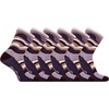 Purple (6 Pairs)