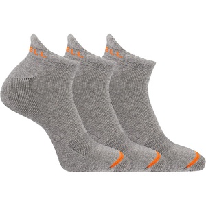 Merrell unisex-adult Men’s and Women’s Cushioned Cotton Low Cut Tab Socks – 3 & 6 Pairs – Breathable Mesh Comfort Zones(Gray)